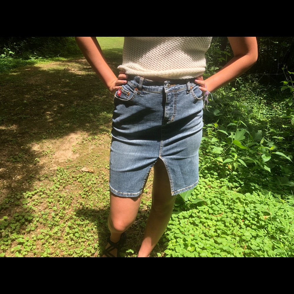 Jean skirt